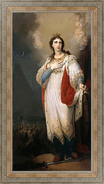 Постер Святая Екатерина с типом исполнения На холсте в раме в багетной раме 484.M48.310