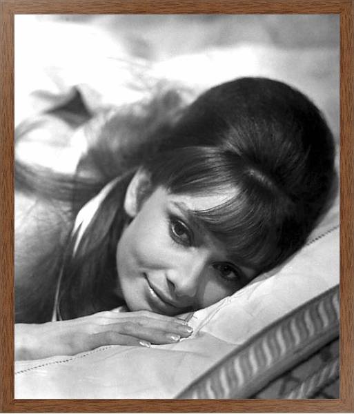 Постер Hepburn, Audrey 77 с типом исполнения На холсте в раме в багетной раме 1727.4310