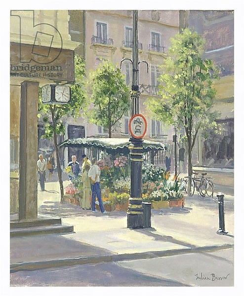 Постер Bond Street Flowerstall с типом исполнения На холсте в раме в багетной раме 221-03