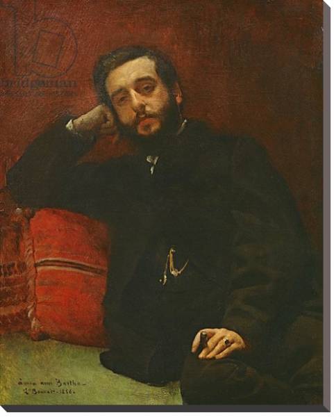 Постер Portrait of Adrien Barthe, 1866 с типом исполнения На холсте без рамы