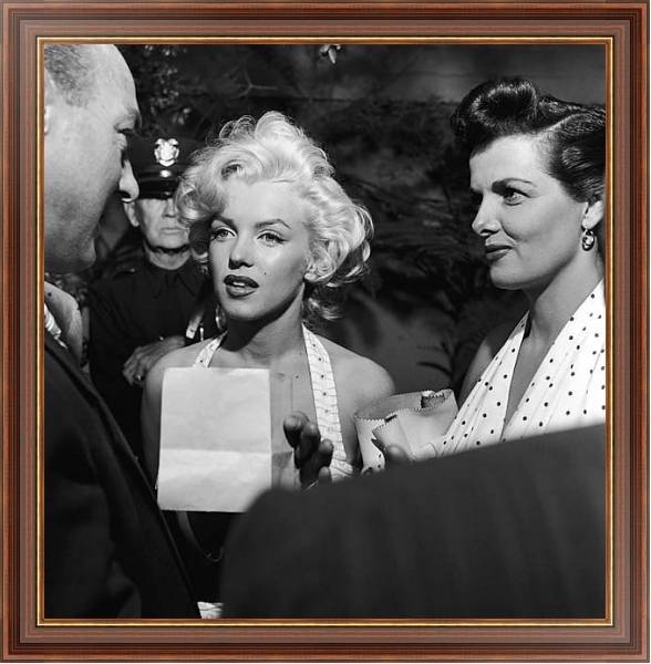 Постер Monroe, Marilyn 141 с типом исполнения На холсте в раме в багетной раме 35-M719P-83
