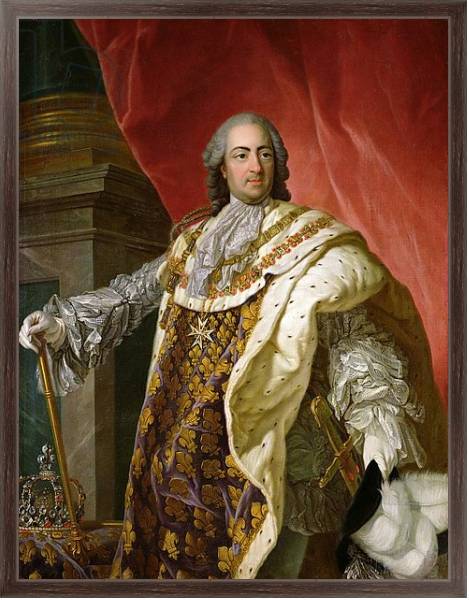 Постер Louis XV с типом исполнения На холсте в раме в багетной раме 221-02