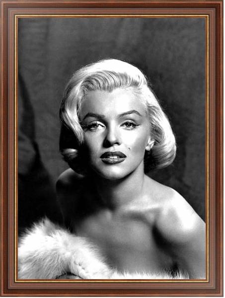 Постер Monroe, Marilyn 77 с типом исполнения На холсте в раме в багетной раме 35-M719P-83