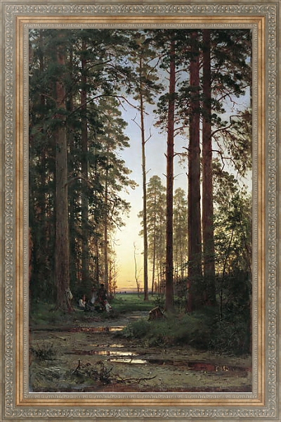 Постер Опушка леса. 1879 с типом исполнения На холсте в раме в багетной раме 484.M48.310
