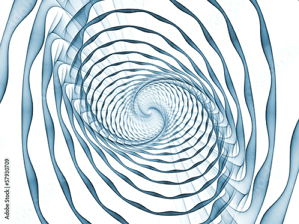 Постер Воздушная спираль 2 с типом исполнения На холсте без рамы