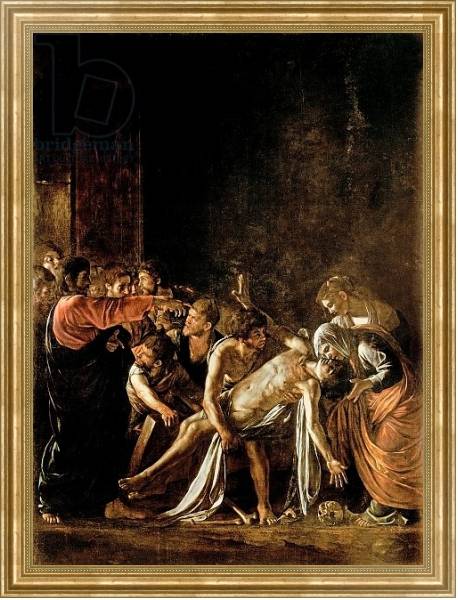 Постер Resurrection of Lazarus 4 с типом исполнения На холсте в раме в багетной раме NA033.1.051