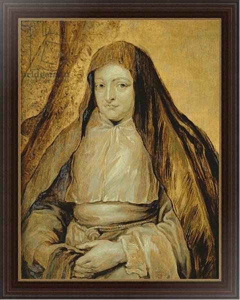 Постер Portrait of Infanta Isabella Clara Eugenia of Spain, c.1627-32 с типом исполнения На холсте в раме в багетной раме 1.023.151