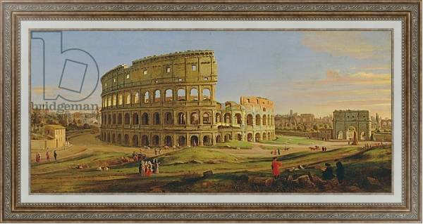 Постер The Colosseum с типом исполнения На холсте в раме в багетной раме 595.M52.330