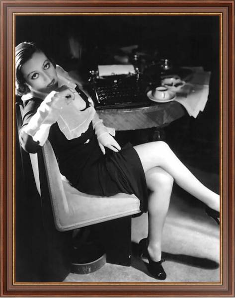 Постер Crawford, Joan (Grand Hotel) с типом исполнения На холсте в раме в багетной раме 35-M719P-83