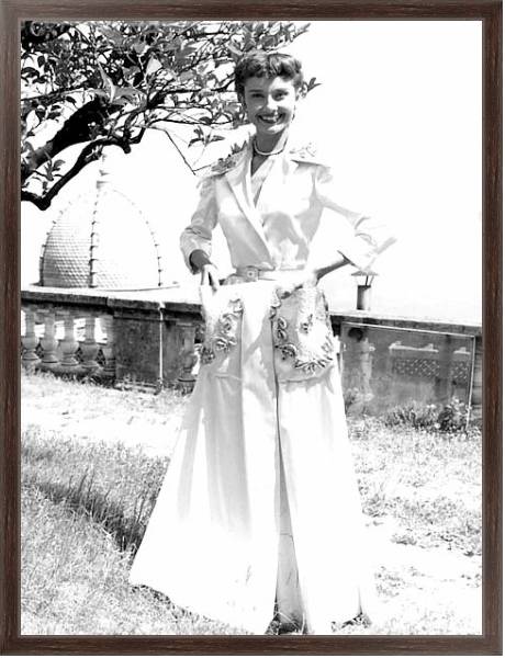 Постер Hepburn, Audrey 47 с типом исполнения На холсте в раме в багетной раме 221-02