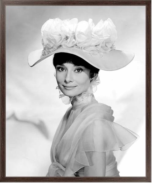 Постер Hepburn, Audrey (My Fair Lady) с типом исполнения На холсте в раме в багетной раме 221-02