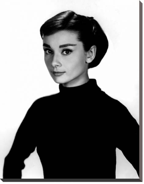 Постер Hepburn, Audrey 14 с типом исполнения На холсте без рамы