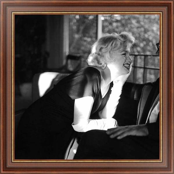 Постер Monroe, Marilyn 78 с типом исполнения На холсте в раме в багетной раме 35-M719P-83