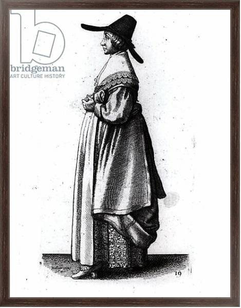 Постер Merchant's Wife, 1640 с типом исполнения На холсте в раме в багетной раме 221-02