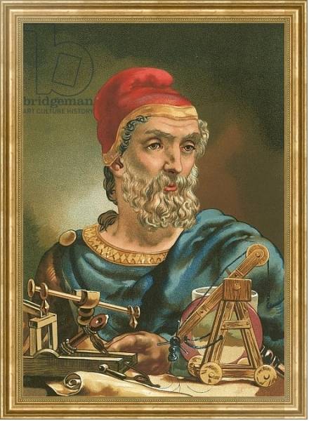 Постер Archimedes с типом исполнения На холсте в раме в багетной раме NA033.1.051