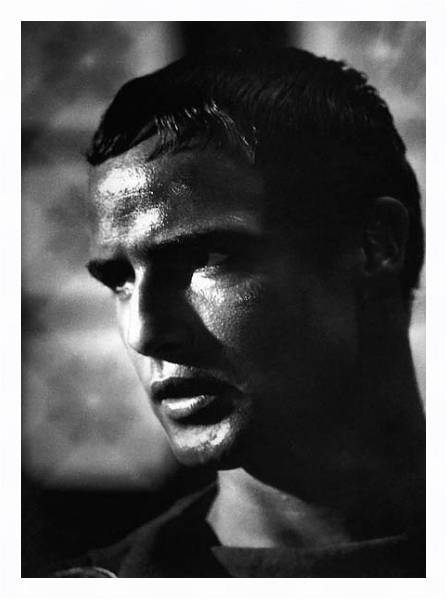 Постер Brando, Marlon (Julius Caesar) с типом исполнения На холсте в раме в багетной раме 221-03