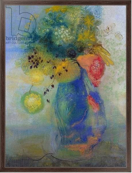 Постер Vase of flowers 3 1 с типом исполнения На холсте в раме в багетной раме 221-02