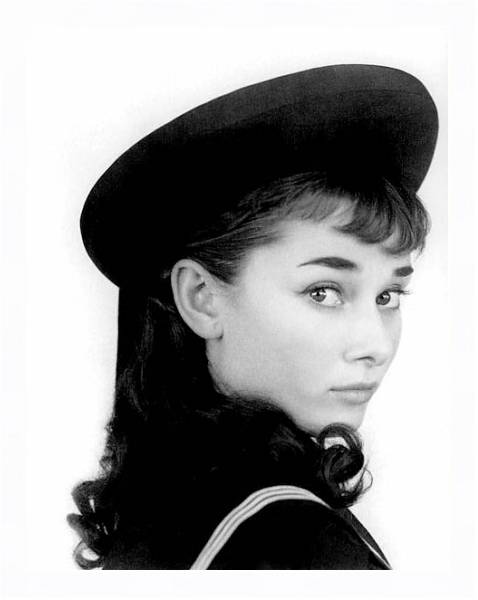 Постер Hepburn, Audrey 74 с типом исполнения На холсте в раме в багетной раме 221-03