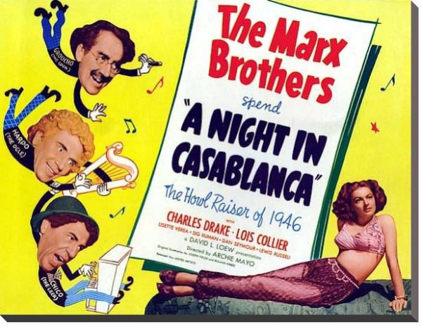 Постер Poster - A Night In Casablanca с типом исполнения На холсте без рамы