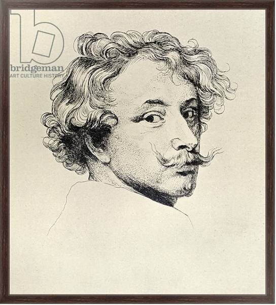 Постер Self portrait, from 'The Print-Collector's Handbook' by Alfred Whitman с типом исполнения На холсте в раме в багетной раме 221-02