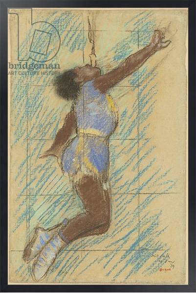 Постер Miss Lala at the Fernando Circus, 1879 с типом исполнения На холсте в раме в багетной раме 1727.8010