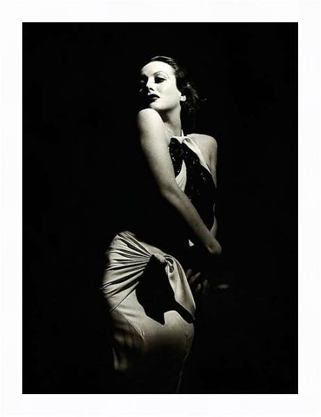 Постер Crawford, Joan (Letty Lynton) с типом исполнения На холсте в раме в багетной раме 221-03
