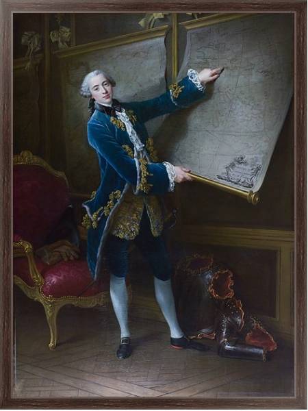 Постер Le Comte de Vaudreuil с типом исполнения На холсте в раме в багетной раме 221-02