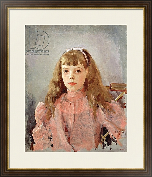 Постер Portrait of Grand Duchess Olga Alexandrovna 1893 с типом исполнения Под стеклом в багетной раме 1.023.036