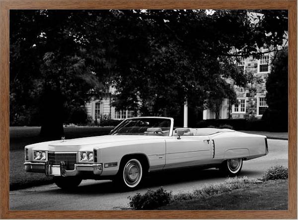 Постер Cadillac Eldorado Convertible '1971 с типом исполнения На холсте в раме в багетной раме 1727.4310