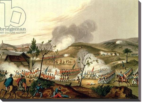 Постер The Battle of Waterloo, 18 June 1815 с типом исполнения На холсте без рамы