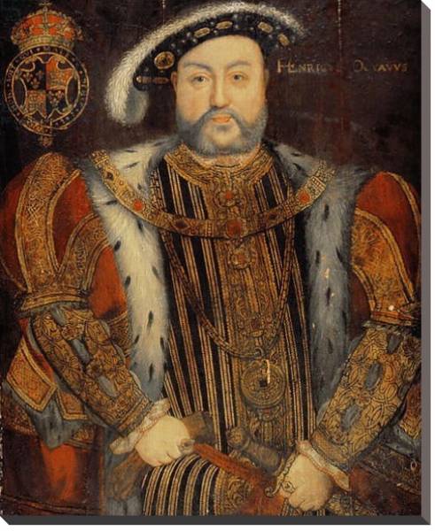 Постер Portrait of Henry VIII 2 с типом исполнения На холсте без рамы