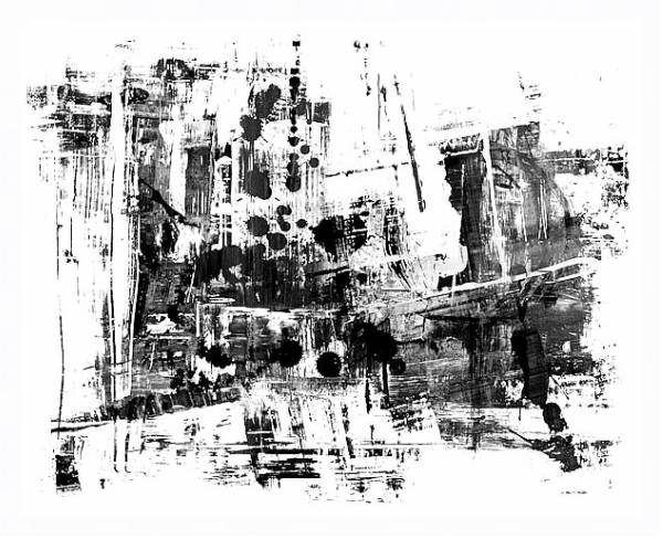 Постер Абстракция 45 с типом исполнения На холсте в раме в багетной раме 221-03
