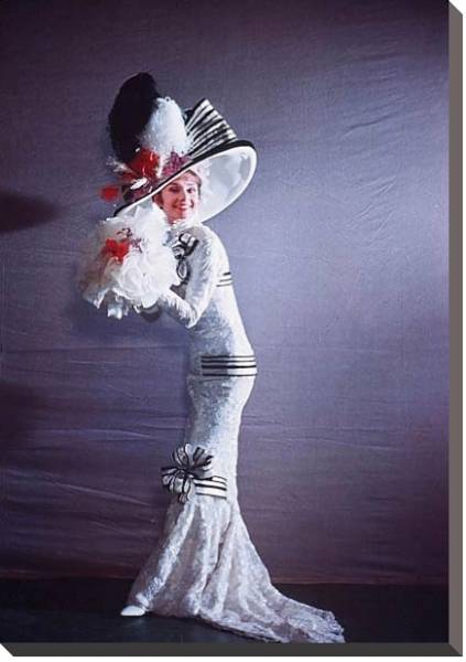 Постер Хепберн Одри 170 с типом исполнения На холсте без рамы