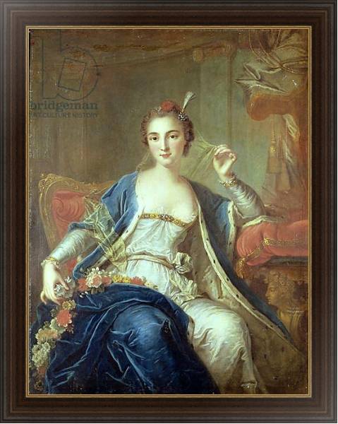 Постер Portrait of Mademoiselle Marie Salle 1737 с типом исполнения На холсте в раме в багетной раме 1.023.151