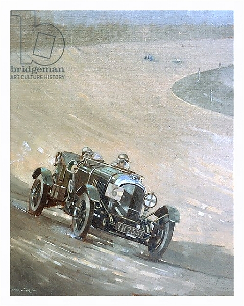 Постер 24 Hour Race at Brooklands, 1929 с типом исполнения На холсте в раме в багетной раме 221-03