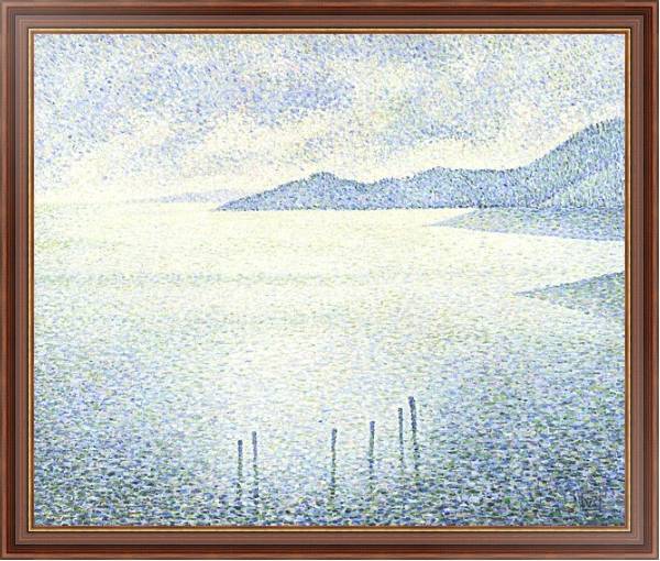 Постер Прибрежный пейзаж с типом исполнения На холсте в раме в багетной раме 35-M719P-83