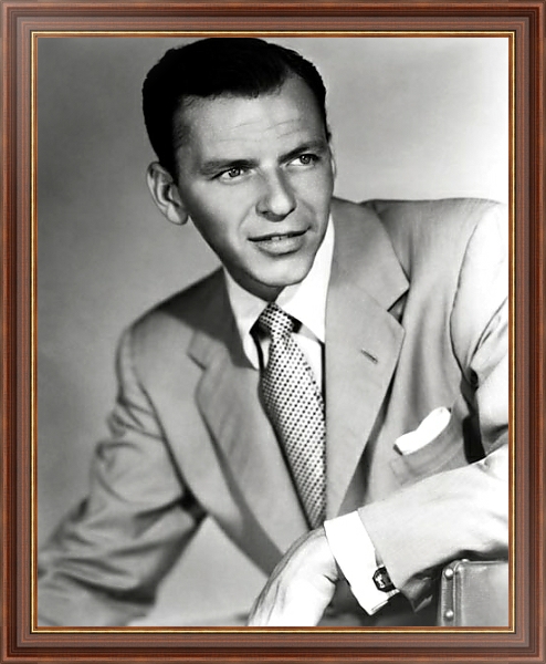 Постер Sinatra, Frank 5 с типом исполнения На холсте в раме в багетной раме 35-M719P-83