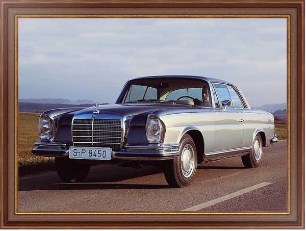 Постер Mercedes-Benz 280SE Coupe (W111W112) '1968–71 с типом исполнения На холсте в раме в багетной раме 35-M719P-83