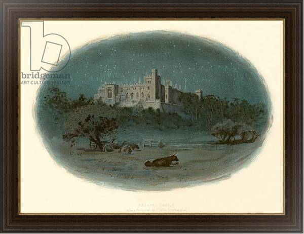 Постер Arundel castle с типом исполнения На холсте в раме в багетной раме 1.023.151
