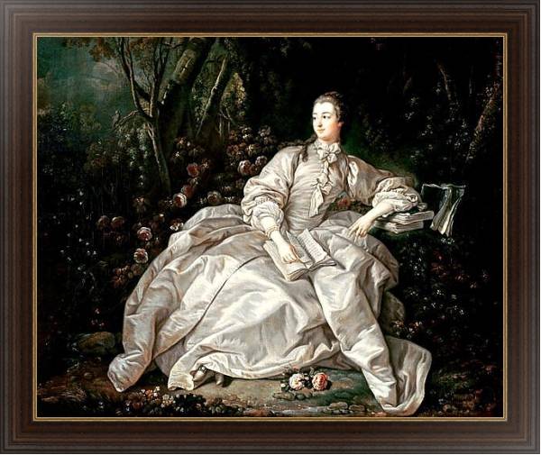 Постер Madame de Pompadour с типом исполнения На холсте в раме в багетной раме 1.023.151