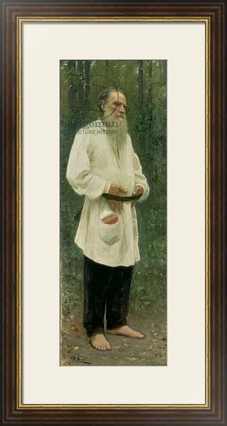 Постер Portrait of Lev Tolstoy 1901 с типом исполнения Под стеклом в багетной раме 1.023.036