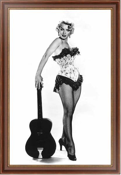 Постер Monroe, Marilyn 74 с типом исполнения На холсте в раме в багетной раме 35-M719P-83