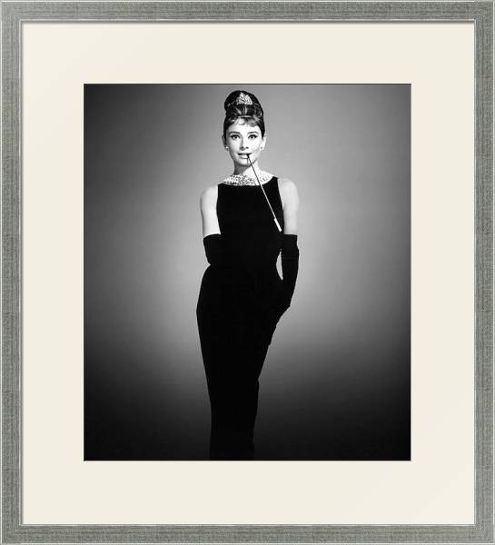 Постер Хепберн Одри 139 с типом исполнения Под стеклом в багетной раме 1727.2510