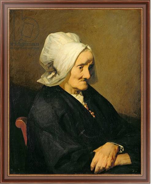 Постер Portrait of the Widow Roumy с типом исполнения На холсте в раме в багетной раме 35-M719P-83