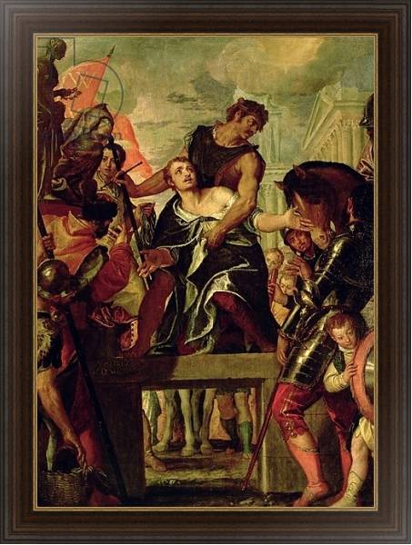 Постер Martyrdom of St. Menas с типом исполнения На холсте в раме в багетной раме 1.023.151