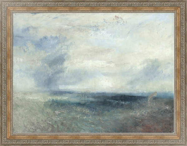 Постер Маргит, вид с моря с типом исполнения На холсте в раме в багетной раме 484.M48.310