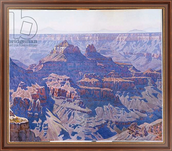 Постер Grand Canyon, 1924 с типом исполнения На холсте в раме в багетной раме 35-M719P-83