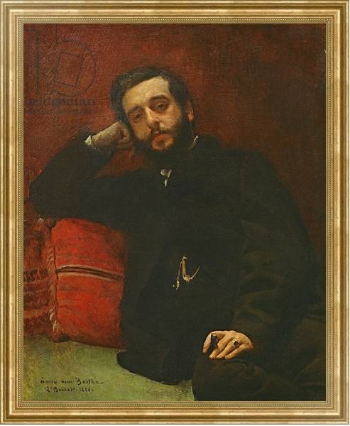 Постер Portrait of Adrien Barthe, 1866 с типом исполнения На холсте в раме в багетной раме NA033.1.051