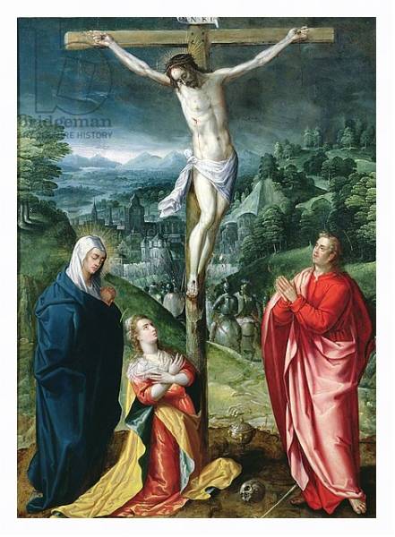 Постер The Crucifixion с типом исполнения На холсте в раме в багетной раме 221-03
