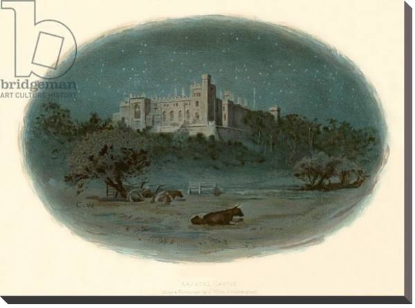 Постер Arundel castle с типом исполнения На холсте без рамы